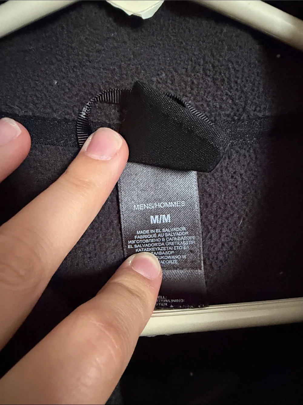 The North Face Black Full-Zip Fleece Jacket with Logo